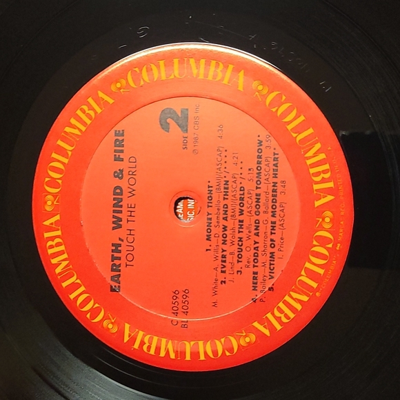 1987 EARTH, WIND & FIRE Album - Picture 8 of 8